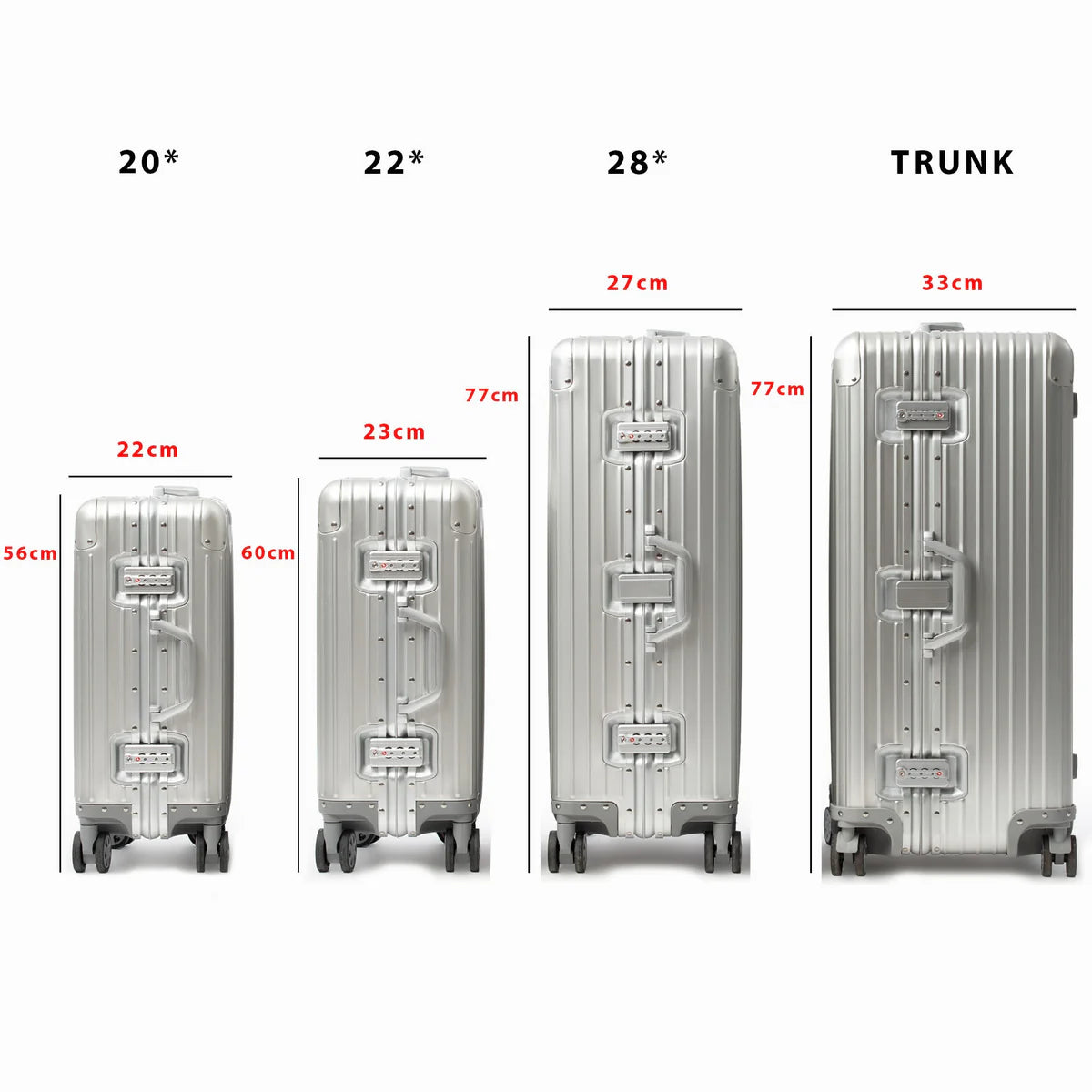 Conjunto de malas de Viagem